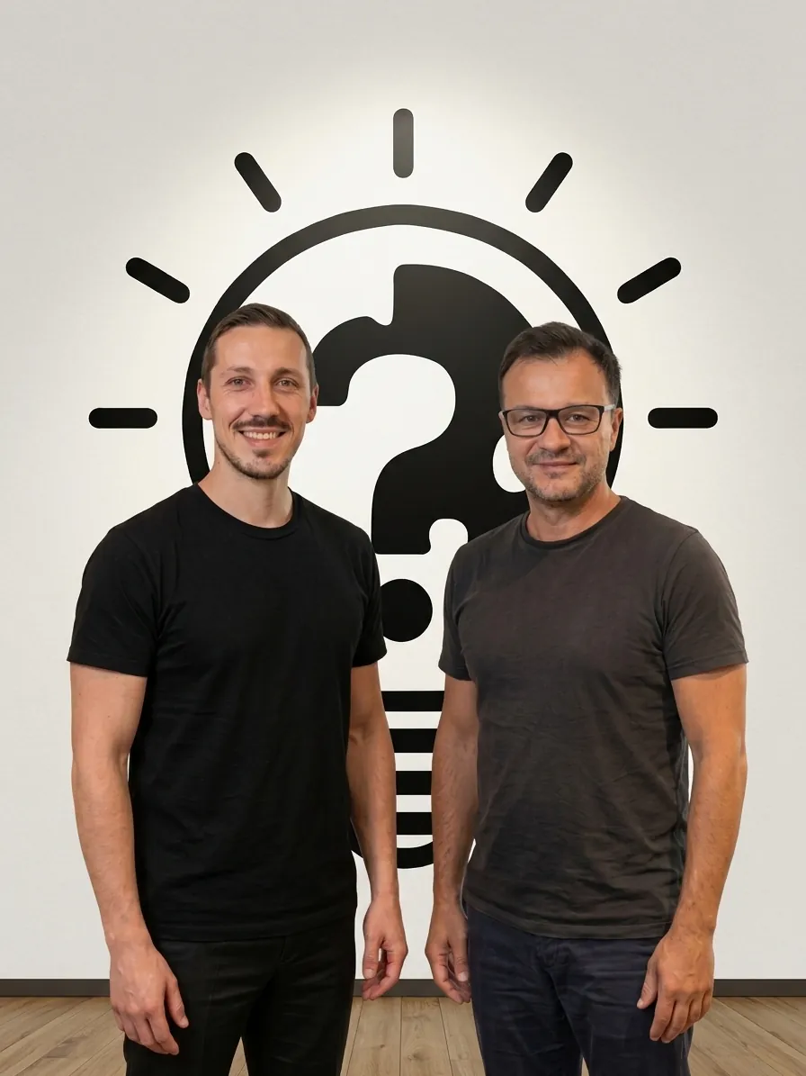 Fabian Ramsauer und Frank Moszner, Gründer der Problemlöse-Akademie